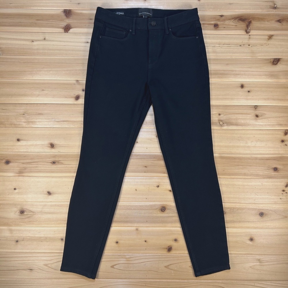 White House Black Market Jeans Womens 6 Black High Rise Skinny Ankle Sculpt Jean